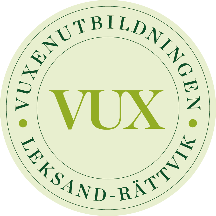 Logotyp Vuxenutbildningen Leksand-Rättvik.